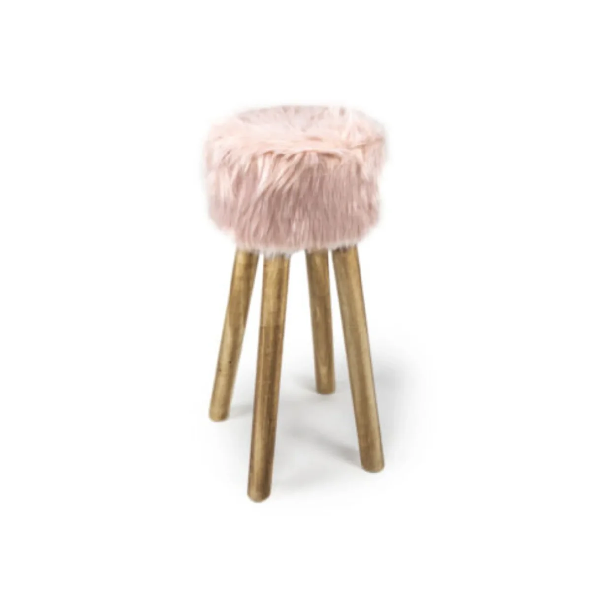 Sgabello peluche Eskimo finta pellicia - immagine 5