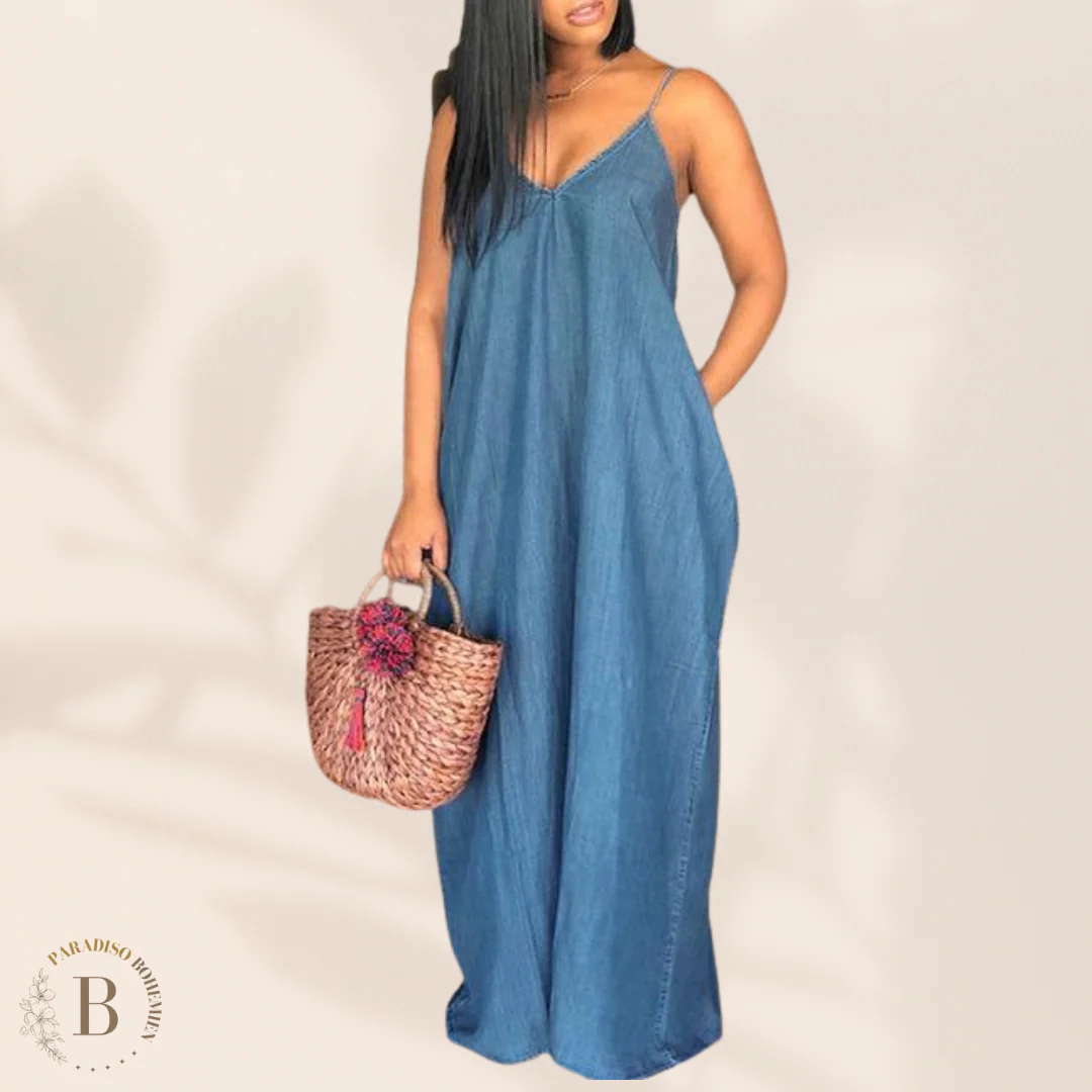 Abito Blu Donna Taglie Forti