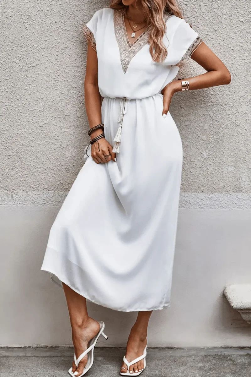 Vestito Boho Bianco - immagine 5