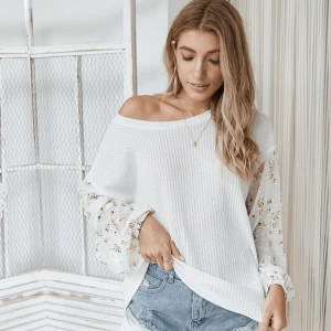 Maglione Bianco Stile Hippie