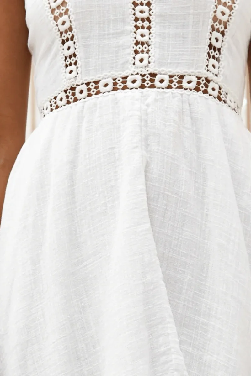 Vestito Bianco Corto Davanti e Lungo Dietro - immagine 8