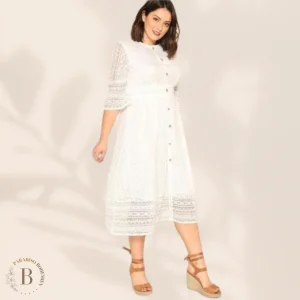 Abito Bianco Taglie Forti