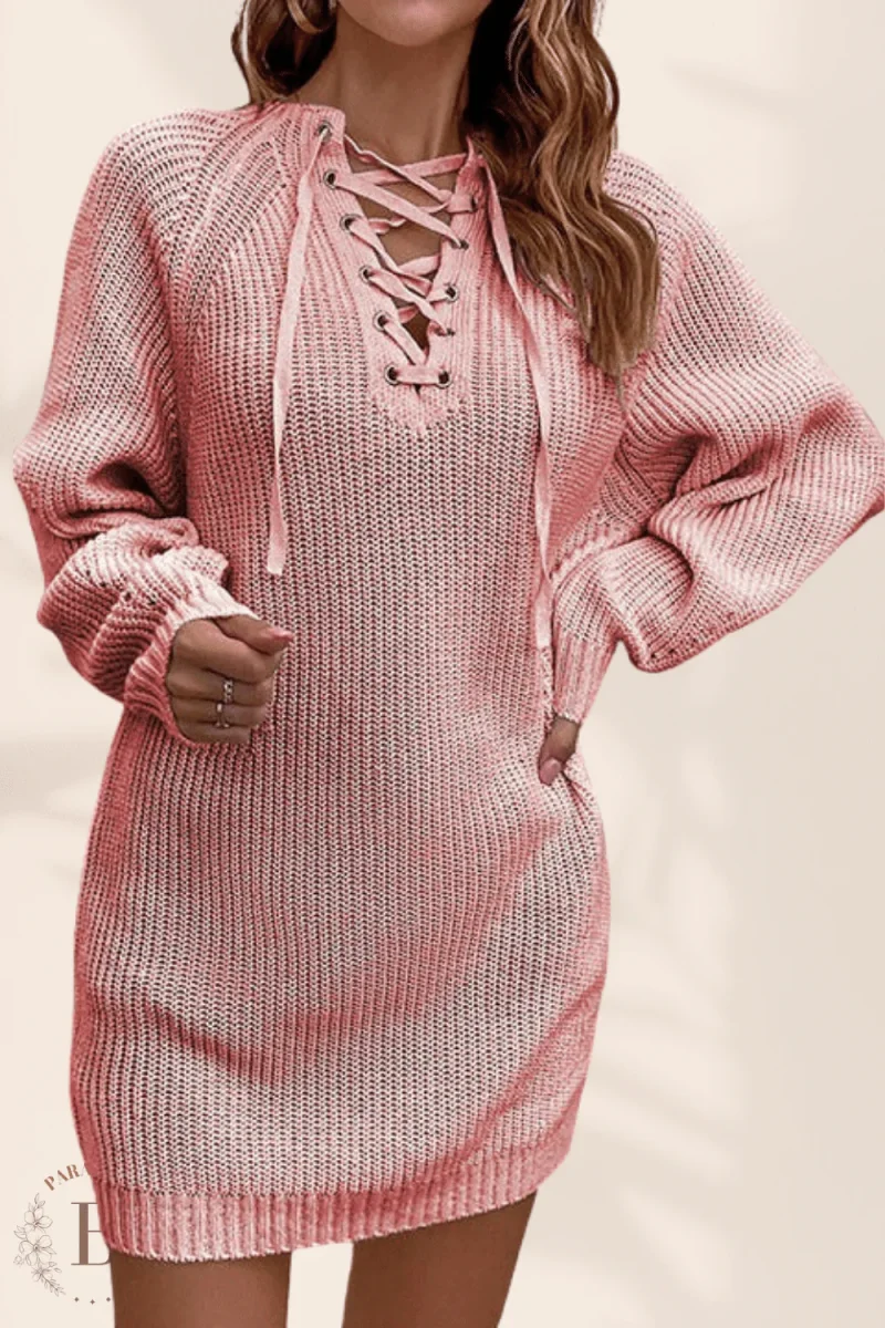 Vestito Maglione Oversize Boho - immagine 7